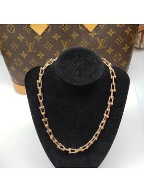 Rose Gold Plated Horse Shoe Fashion Necklace Chain